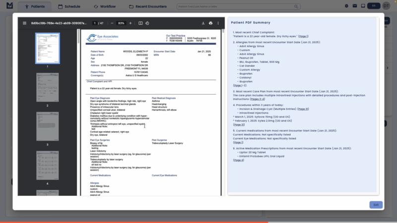 Moyae Announces AI-Powered Patient History Summarization for Ophthalmology and Optometry Practices