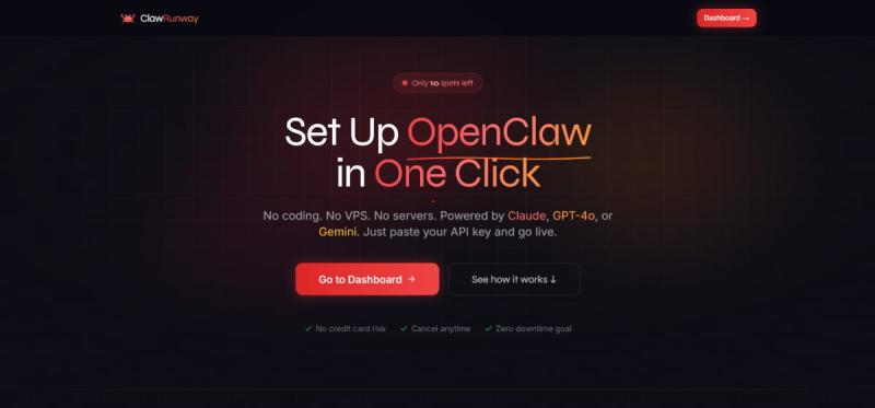 ClawRunway launches one-click OpenClaw deployment - deploy your AI assistant in 60 seconds, no VPS required
