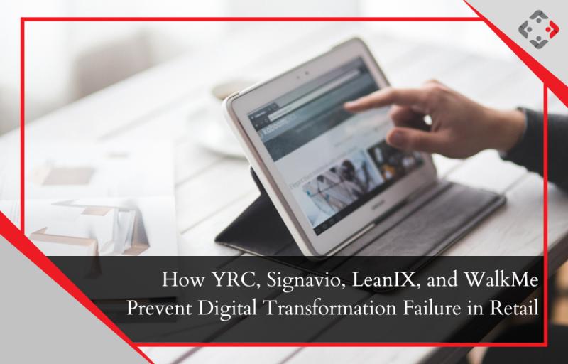 How YRC, Signavio, LeanIX, and WalkMe Prevent Digital Transformation Failure in Retail