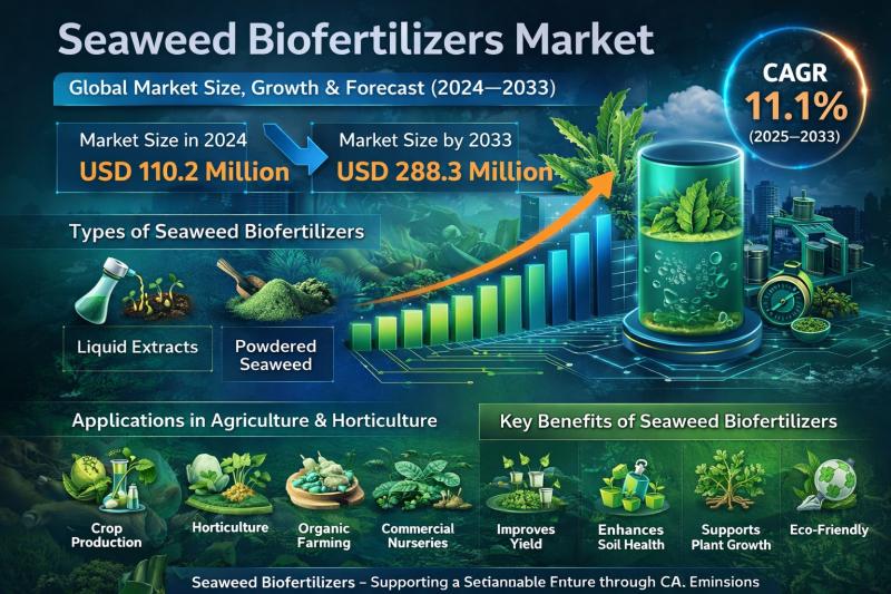 Seaweed Biofertilizers Market size Share and Growth Factors