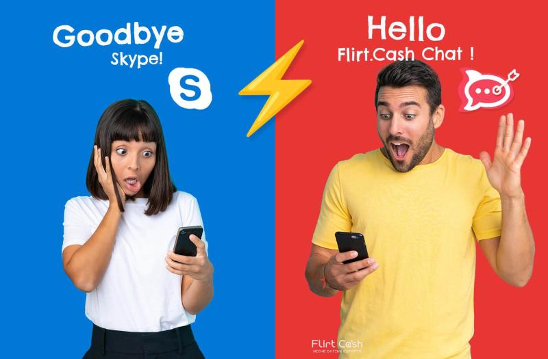Flirtcash launches its own messenger for affiliates - as an alternative to Skype!