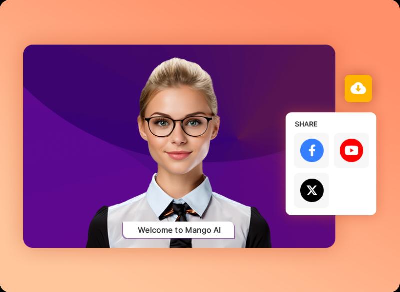 Share AI -powered videos with Mango Animate's video AI generator.