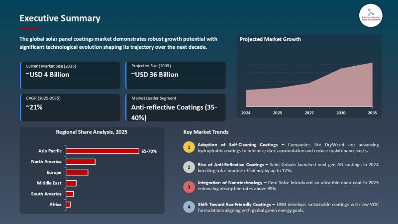Solar Panel Coatings Market Size, Share, and Growth