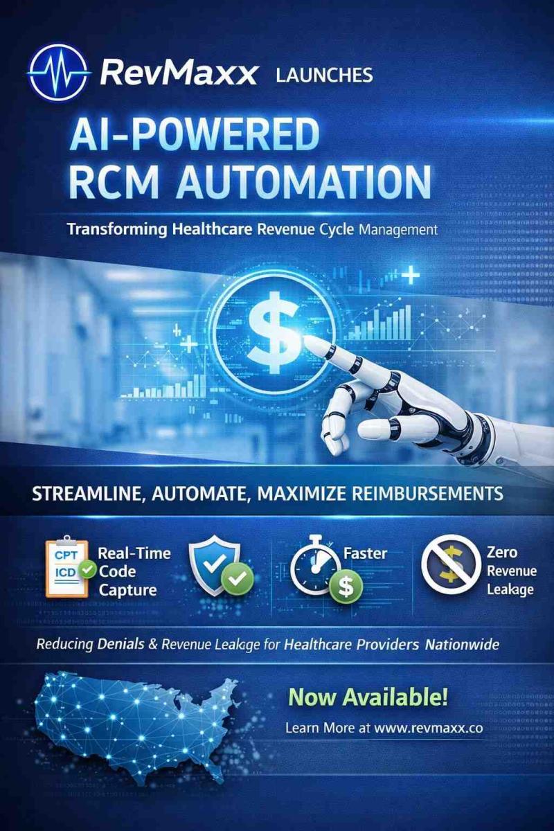 RevMaxx AI-powered RCM automation launch