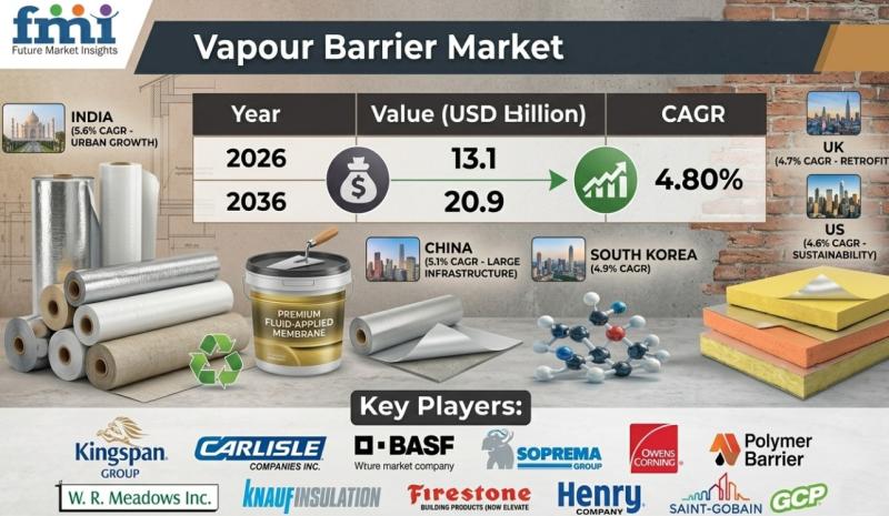 Vapour Barrier Market Trends 2036: Asia-Pacific Leads, U.S.