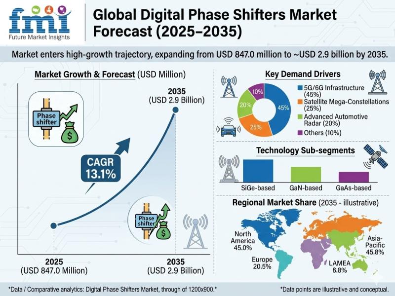 2 News Article Image Global Digital Phase Shifters Market to Reach USD 2.9 Billion