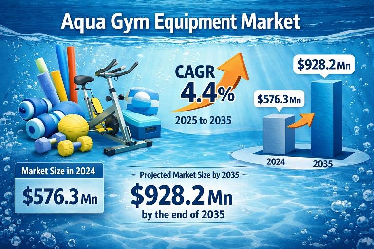 Aqua Gym Equipment Market to Reach USD 928.2 Million by 2035