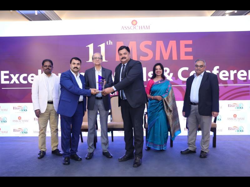 Empowering the future through innovation - Mantra Softech honored at ASSOCHAM's 11th MSME Excellence Awards.