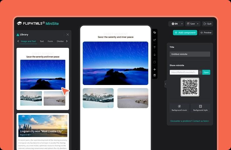 FlipHTML5 launches its free microsite builder to help users create tiny websites without coding or design skills.