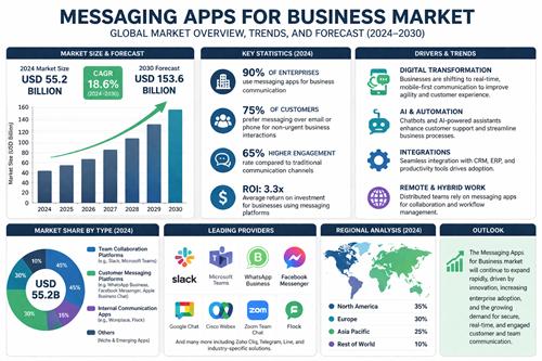 Messaging Apps for Business Market