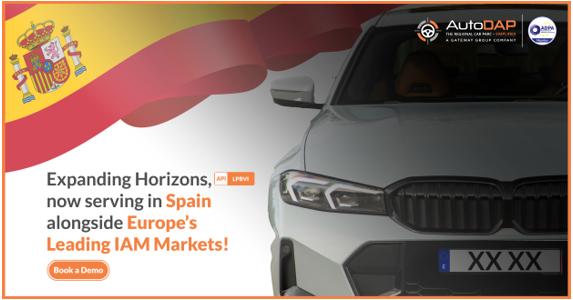 AutoDAP's LPBVI Expands to Spain: Elevating Accuracy in Vehicle Identification in the IAM industry