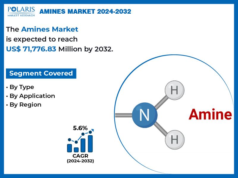 Amines Market worldwide is projected to grow by USD 71,776.83