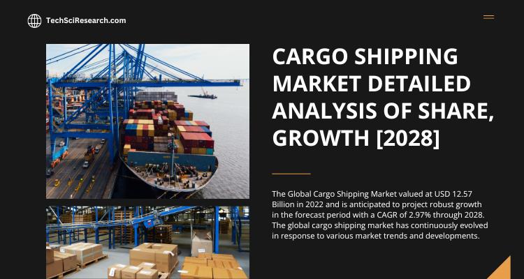 The Global Cargo Shipping Market stood at USD 12.57 Billion in 2022 & will grow with a CAGR of 2.97% in the forecast period, 2024-