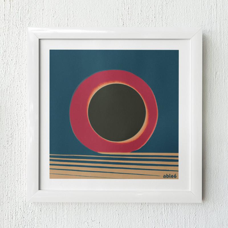Artist able6 Commemorates the Solar Eclipse of April 8, 2024 With