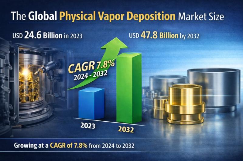 Physical Vapor Deposition Market to Reach USD 47.8 Billion