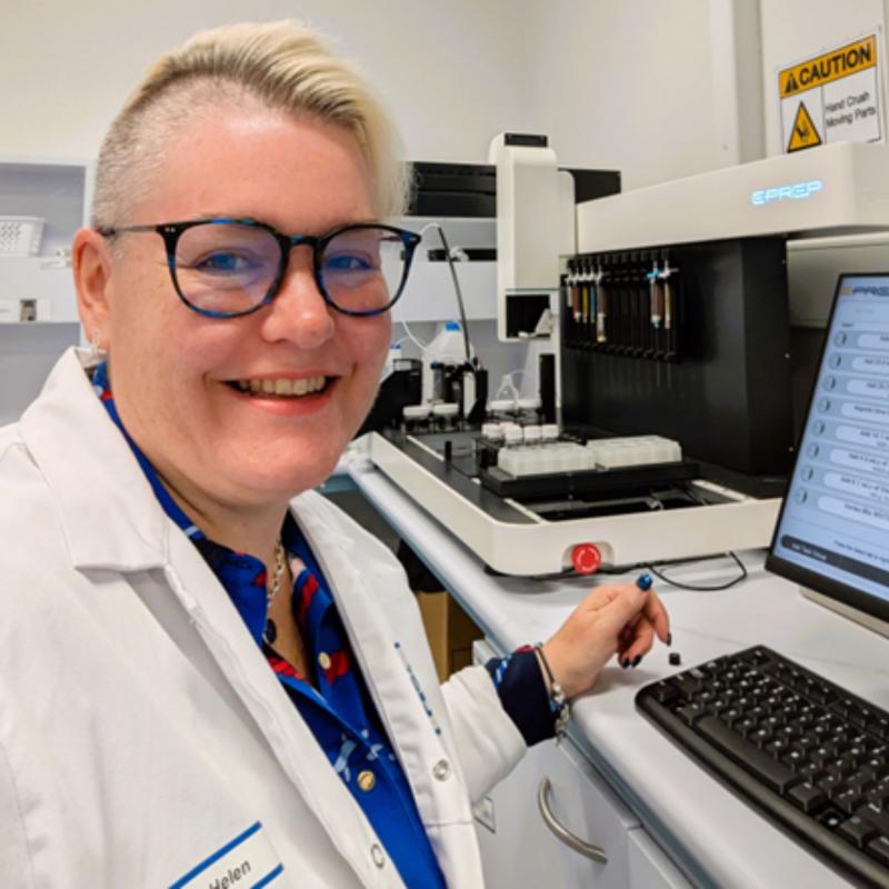 Helen Evans-Lemmo, Instrumentation Specialist, Ego Pharmaceuticals