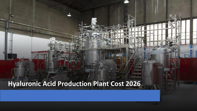 Hyaluronic Acid Production Plant DPR 2026: Investment Cost,