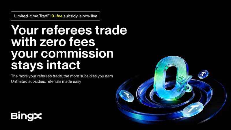 BingX Launches Zero-Fee TradFi Futures while Maintaining Full