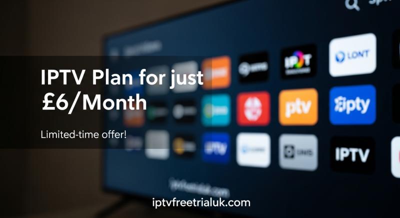 IPTV Free Trial UK launches a new IPTV plan for just £6/month, offering 30,000+ live channels and 65,000+ movies & TV series. Star