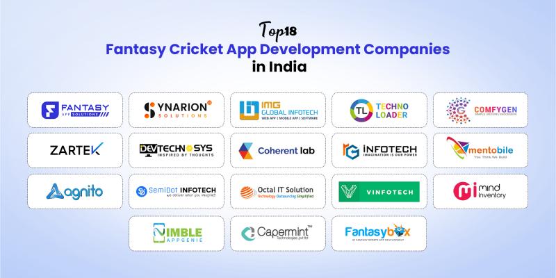 Top 18 Fantasy Cricket App Development Companies in India