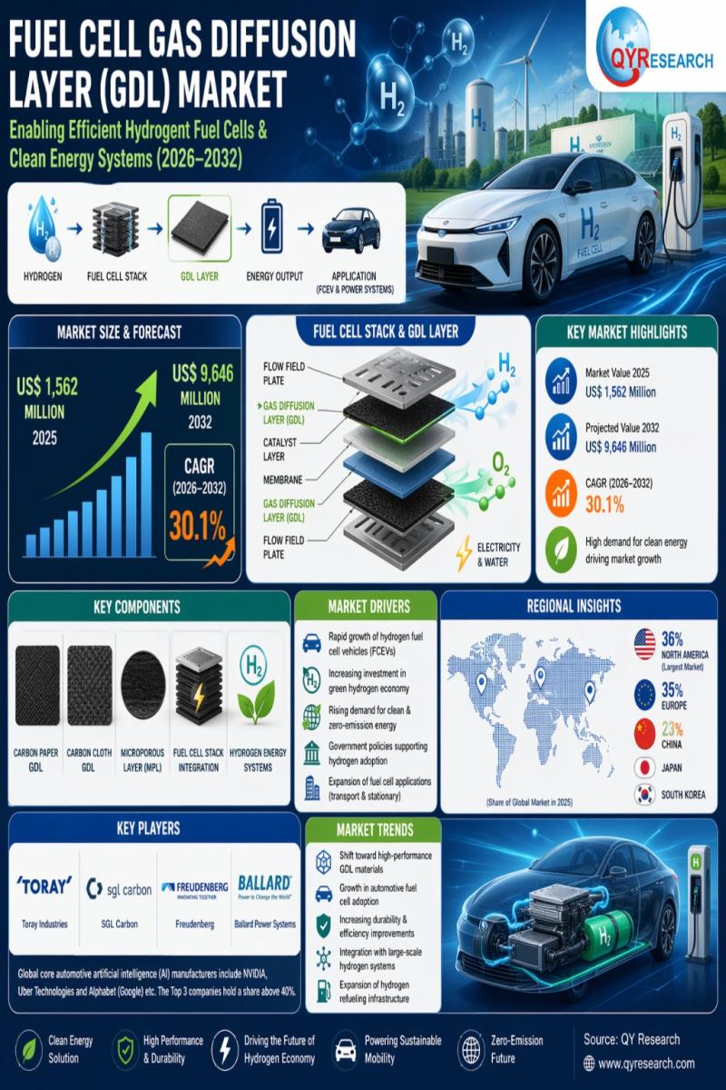 Fuel Cell Gas Diffusion Layer (GDL) Market