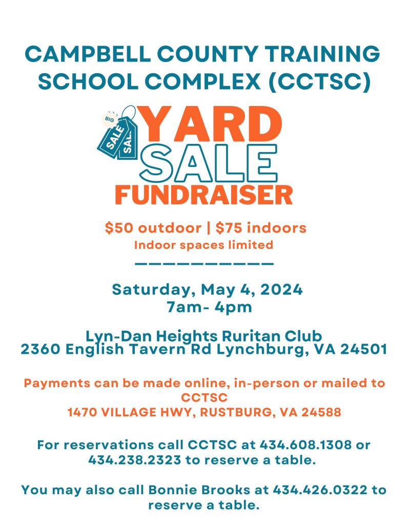 Campbell County Training School Complex Hosts Fundraiser Yard