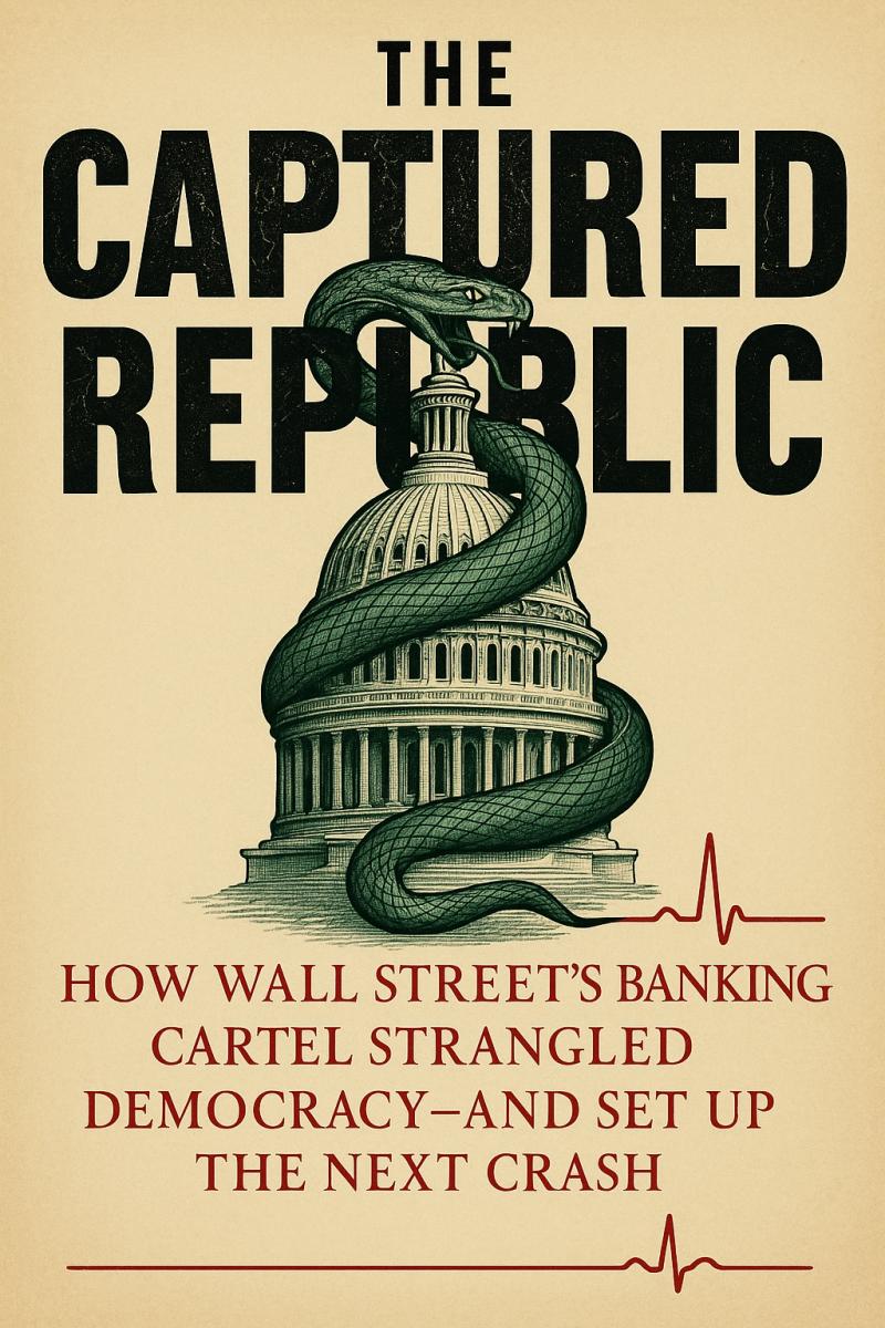 PRE-ORDERS OPEN TODAY FOR THE CAPTURED REPUBLIC: How Wall Street's Banking Cartel Strangled Democracy-and Set Up the Next Crash