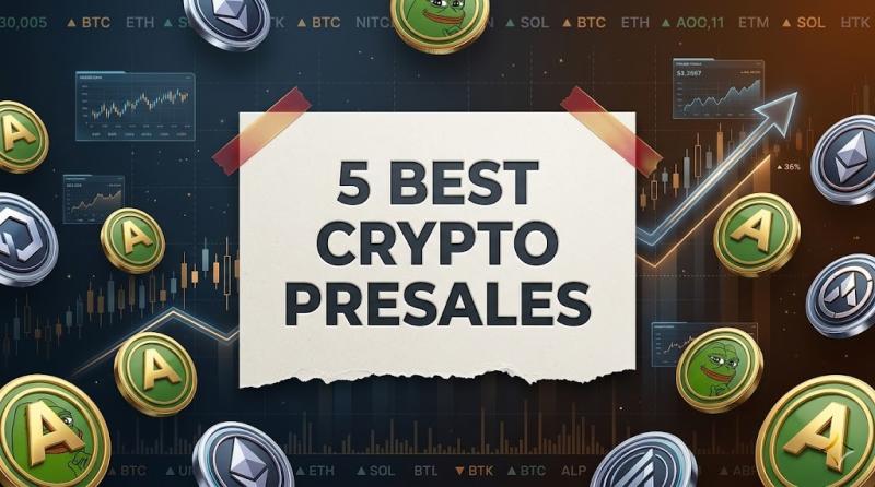 5 Best Crypto Presales for Anyone Hunting the Next Pre-Hype Winner