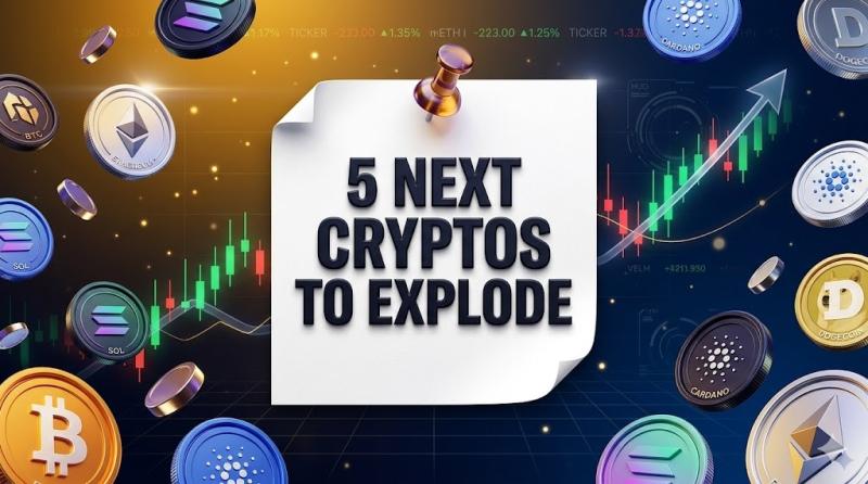 5 Next Cryptos To Explode for Buyers Positioning Before the Next Bull Run