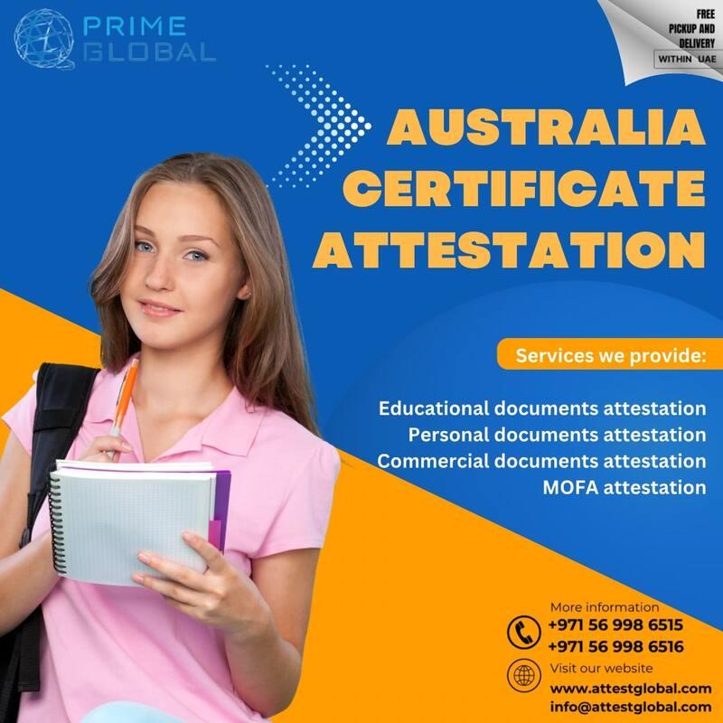 Navigating Australia Certificate Attestation Services in