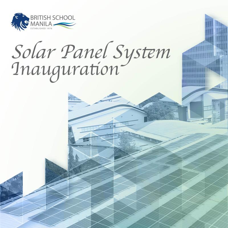 Inauguration of BSM solar panels