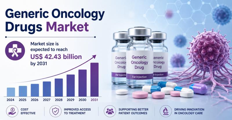 Generic Oncology Drugs Market is registering a CAGR of 6.3%