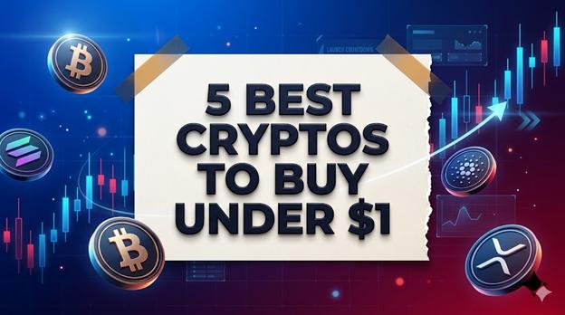 5 Best Cryptos To Buy Under $1 as Traders Hunt Early Upside Beyond Bitcoin