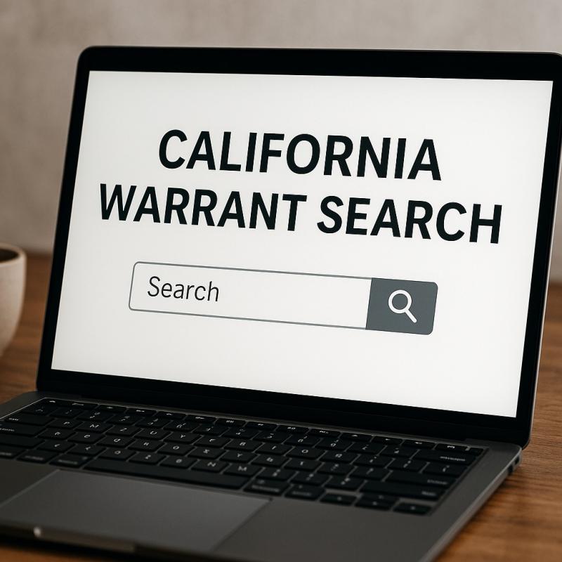 California Warrant Search By Name Online