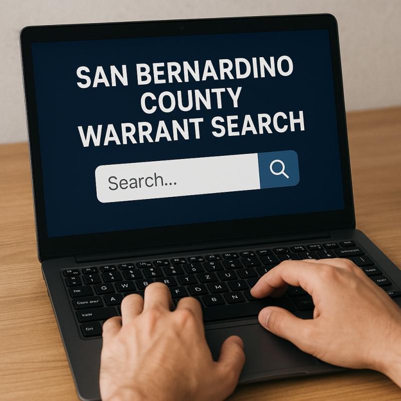 San Bernardino County Warrant Search By Name