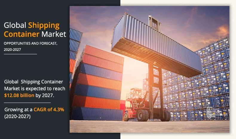 Shipping Containers Market to Reach $12.08 Billion by 2027,