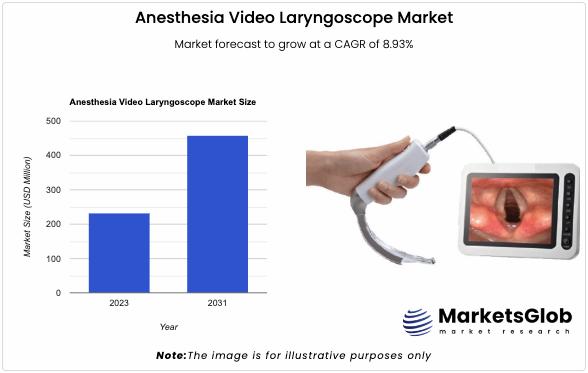 The global Anesthesia Video Laryngoscope Market size reached 231.45 USD Million in 2023.