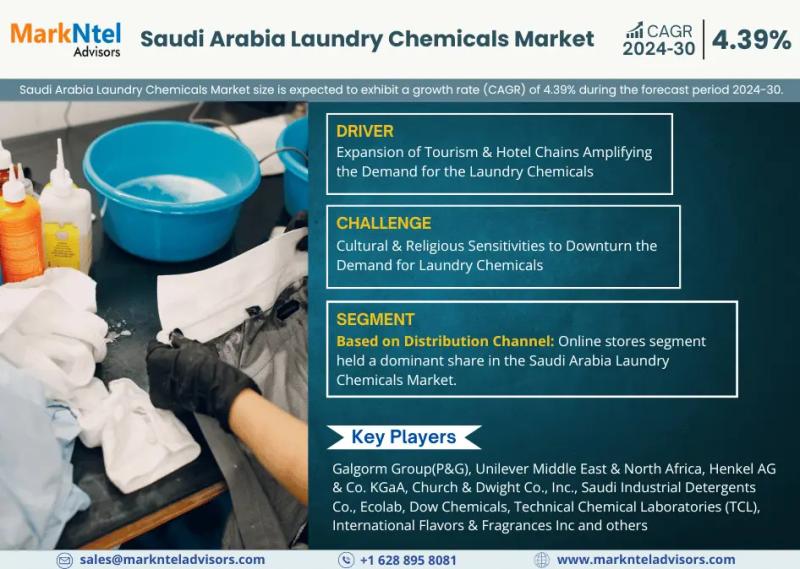 Saudi Arabia Laundry Chemicals Market Forecasts 4.39% CAGR