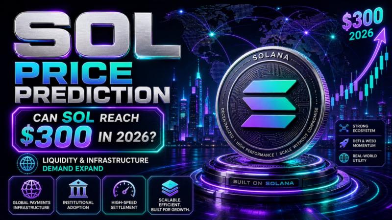 Solana (SOL) Price Prediction: Could SOL Hit $300 in 2026 as More