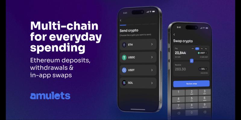 Amulets launches in-app swaps and Ethereum network integration, expanding multi-chain access to stablecoin spending? — KRIPTO — ERYU PROJECT