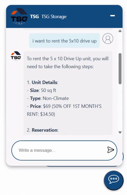 The Storage Group® Unveils Aiden Chat, a Cutting-Edge AI Digital Assistant for the Self-Storage Industry