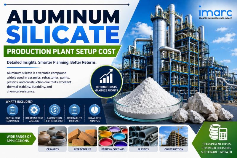 Aluminum Silicate Production Plant Cost DPR 2026: Investment