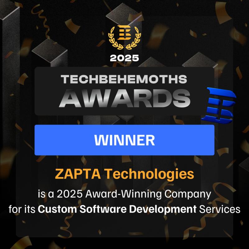 ZAPTA Technologies Featured on TechBehemoths as a Top Company  openPR.com