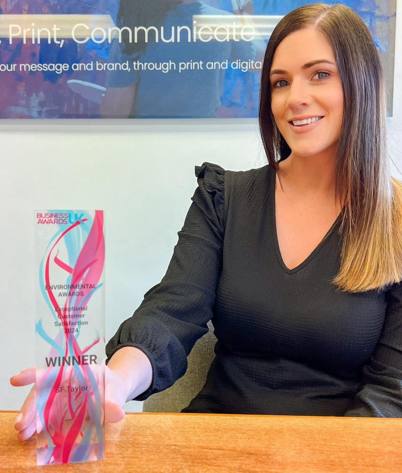 SF Taylor Wins Environmental Award for Exceptional Customer Satisfaction