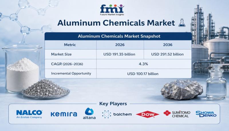 Aluminum Chemicals Market Sees North America Lead as Kemira, GEO