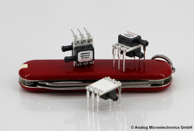 Different variants of the board-mount pressure sensor AMS 6832