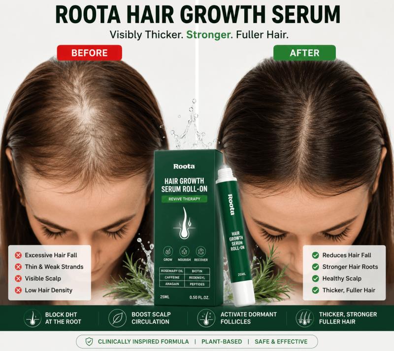 Roota hair growth roll on reviews