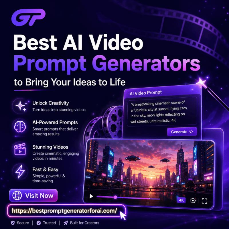 Best Prompt Generator for AI Video & Image - Free Trending AI Tools to Boost Business