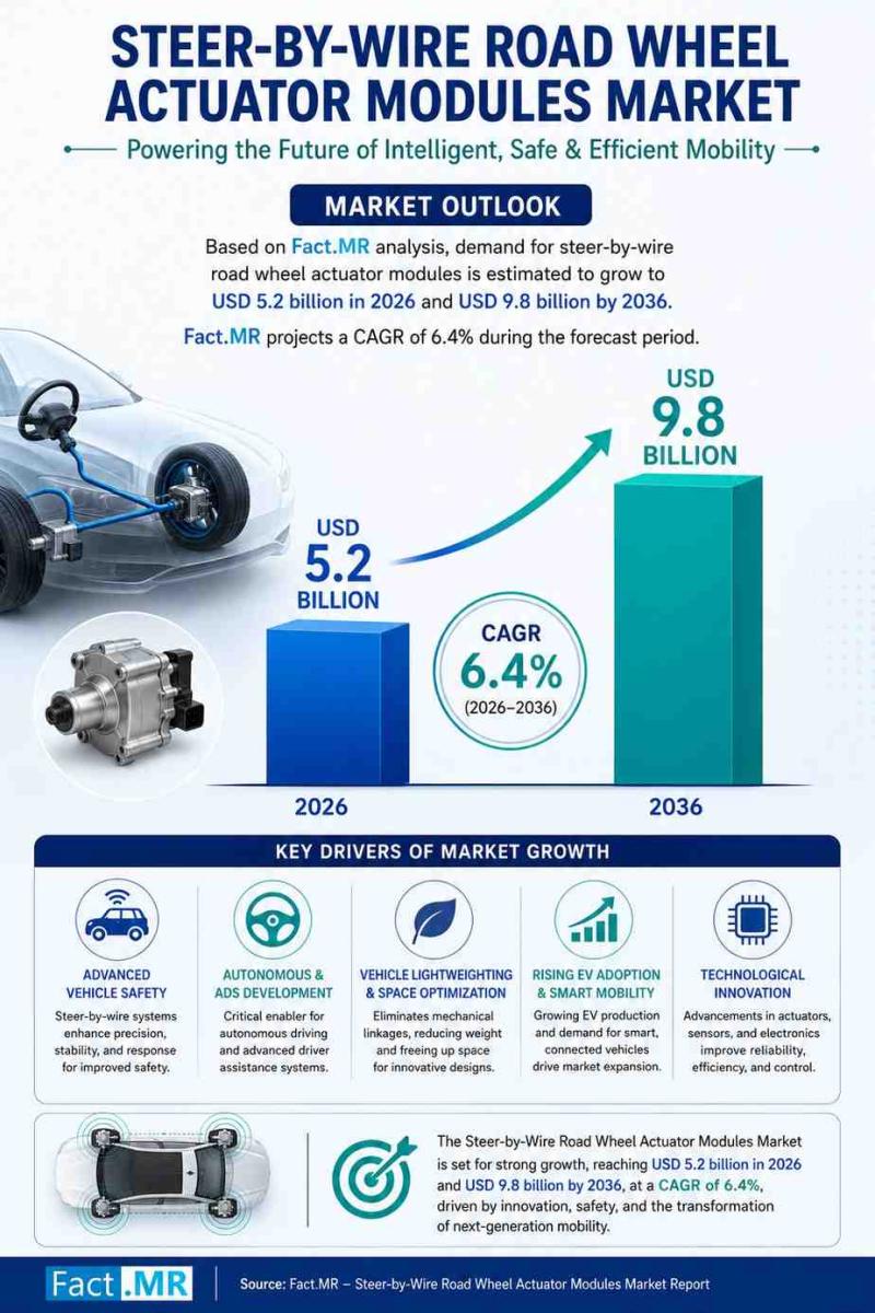 Steer-by-Wire Road Wheel Actuator Modules Market