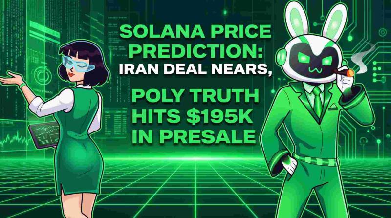 Solana Price Prediction: Iran Deal Nears, Poly Truth Hits $195K